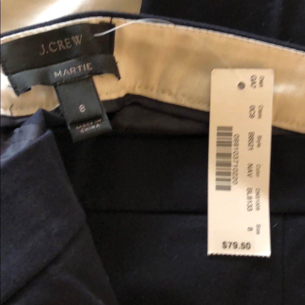 New jcrew pants, Martie fit
